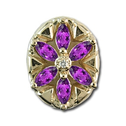 r9527 Amethyst Bracelet Slide 